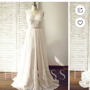 Ivory A-Line Wedding Dress